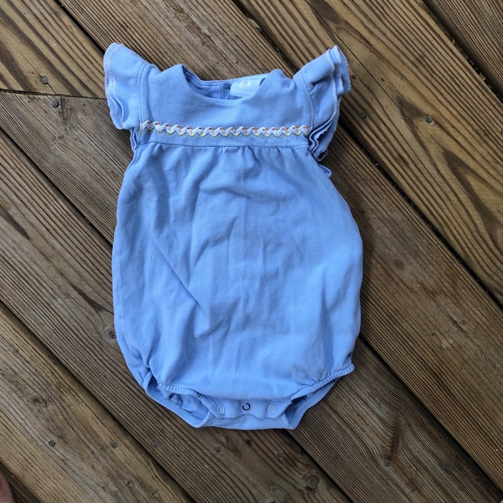 Bella Bliss blue bubble onesie